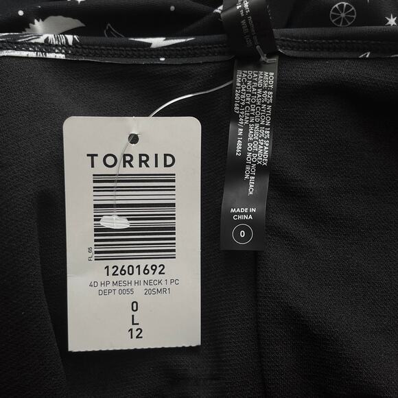 Torrid Harry Potter Swimsuit Spells Flying Keys Alohomora Bathing Suit One Piece - Picture 12 of 14